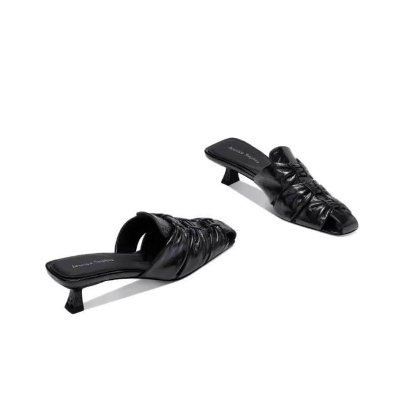 JESSICA SOPHIA Rubber Sole Odor Resistant Closed Toe Slippers Women's-6