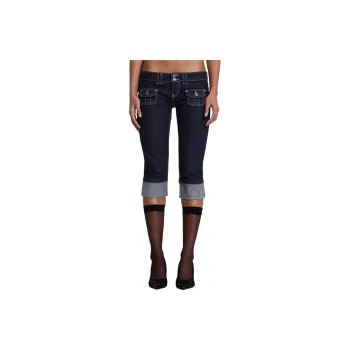 Jaded London Denim Shorts Women's Indigo