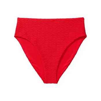 Victoria's Secret PINK Mix & Match High-Waist Full-Coverage Bikini Bottom / L Swimming Shorts Women's Red