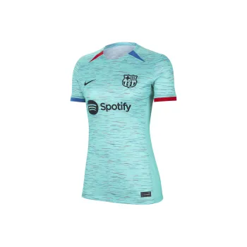 Nike Dri-FIT Soccer Jerseys Women's 2023/24 Season Barcelona Ronald Araujo 4 Size Light Green