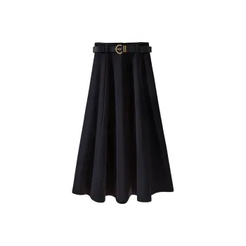 Cypress House Casual Long Skirt Women's Black