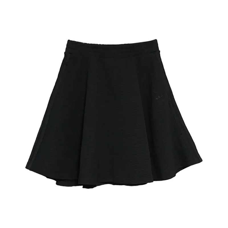 Adidas Originals Casual Short Skirts Women's Black-0