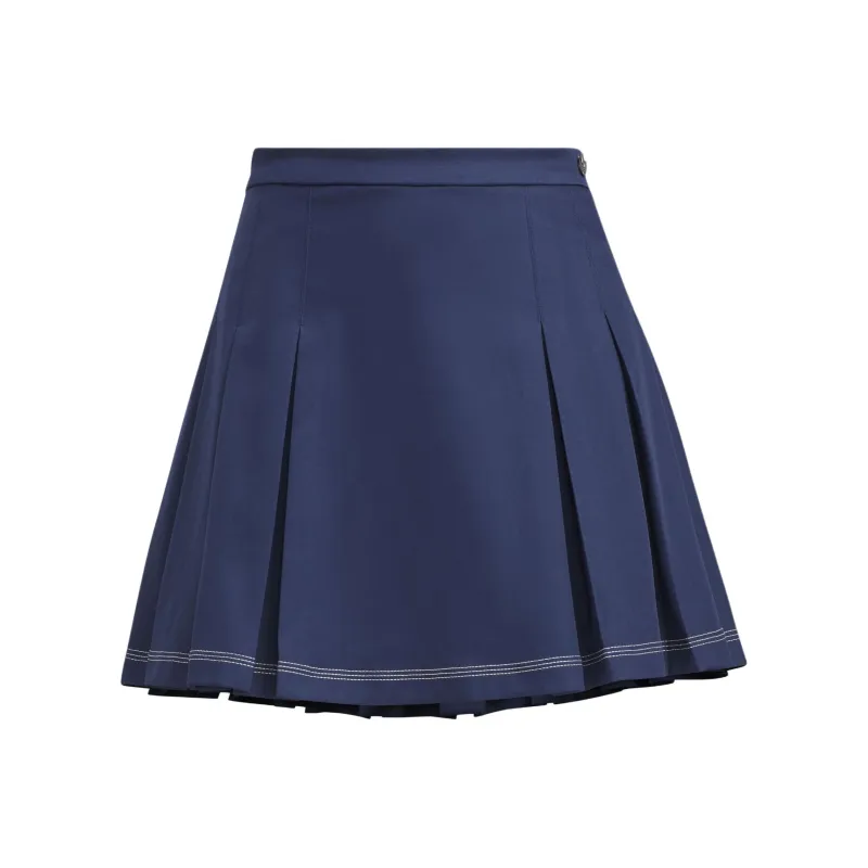 Adidas Originals Retro Casual Short Skirts Women's Dark Indigo-0