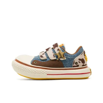 Disney x OLD ORDER Anti Slip Wear Resistant Low Top Canvas Shoes Unisex Horsehair Woody Blue