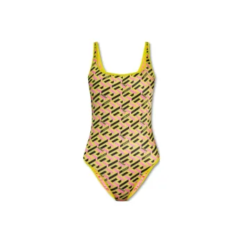 VERSACE SS23 One-piece Swimsuit Women's Yellow