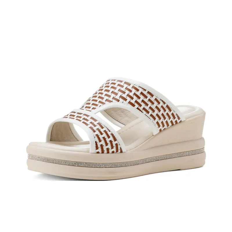 GOLDLION PU Polyurethane Cushioning Slide Slippers Women's-1