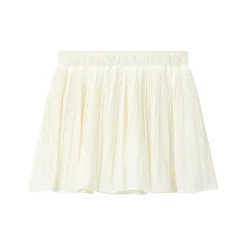 LEDIN Casual Short Skirts Women's Cream Beige En Stock