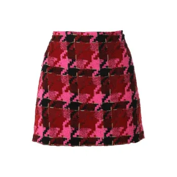 FANSIZHE Casual Short Skirts Women's Red