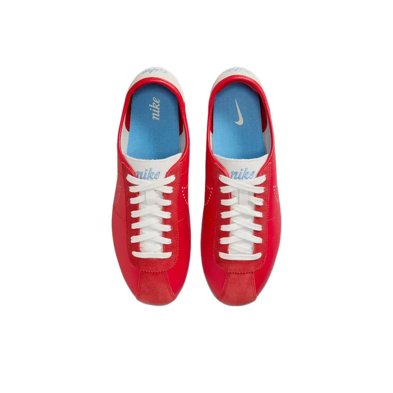 Nike Cortez Anti Slip Wear Resistant Low Top Running Shoes Women's Red-3