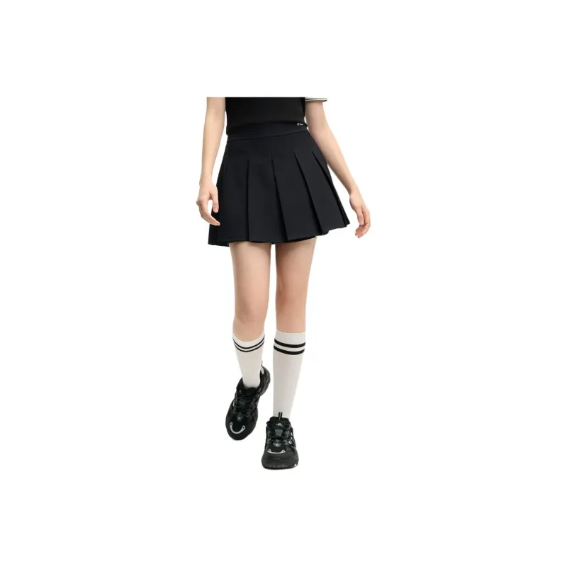FILA TENNIS Casual Short Skirts Women's Jet Black BK-2