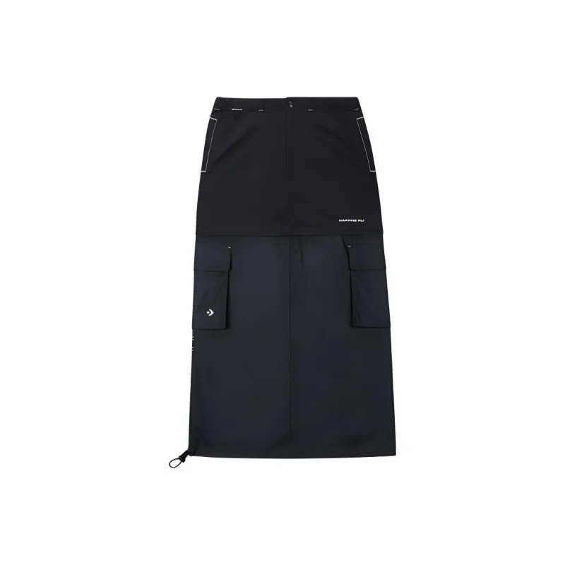 Converse x Martine Ali Casual Long Skirts Women's Black-0