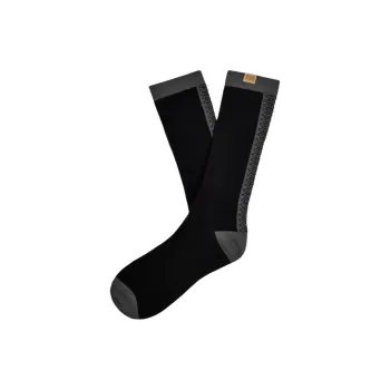 UGG Mid Calf Socks Men's 1 Pack Black