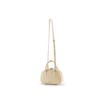 Soullight Soft Skin Feel Boston Bag Crossbody One Shoulder Handbag Cell Phone Pouch Medium Size Women's Milk Yellow