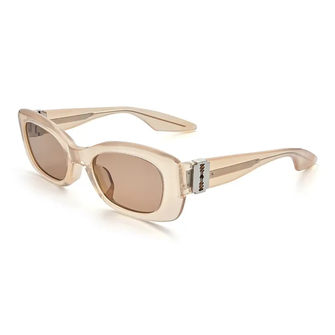 THE OWNER Plate Frame Rectangular Sunglasses Unisex-17