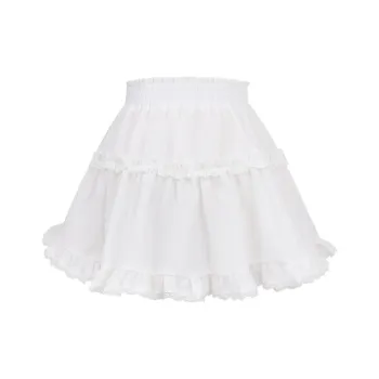 INSLIISA Casual Short Skirts Women's White