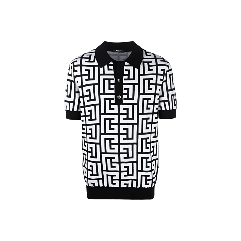 BALMAIN Polo Shirts Men White-0