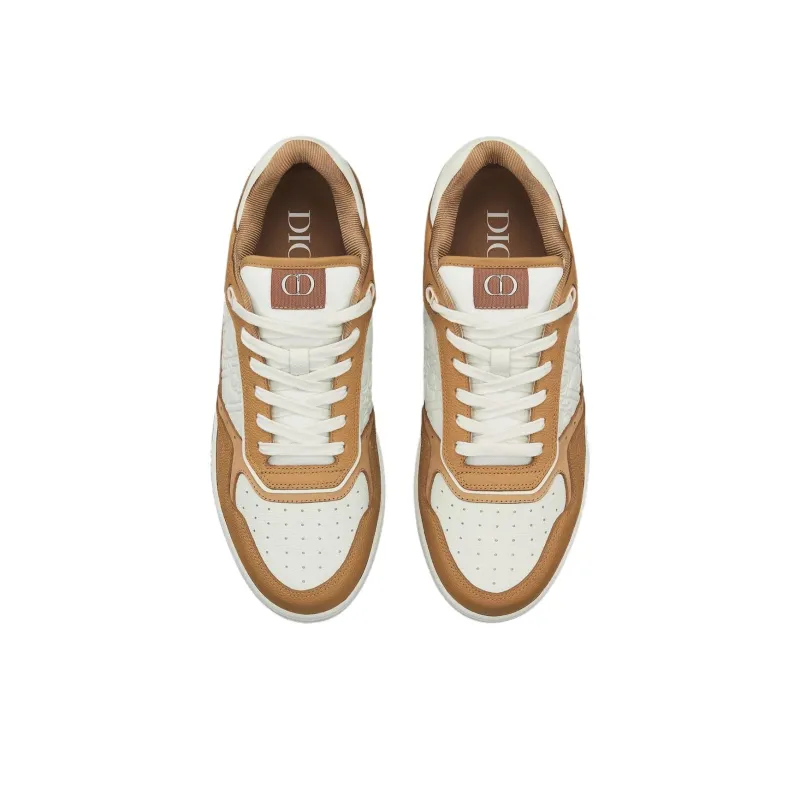 DIOR B27 Uptown Low Top Skateboard Shoes Unisex Brown-2