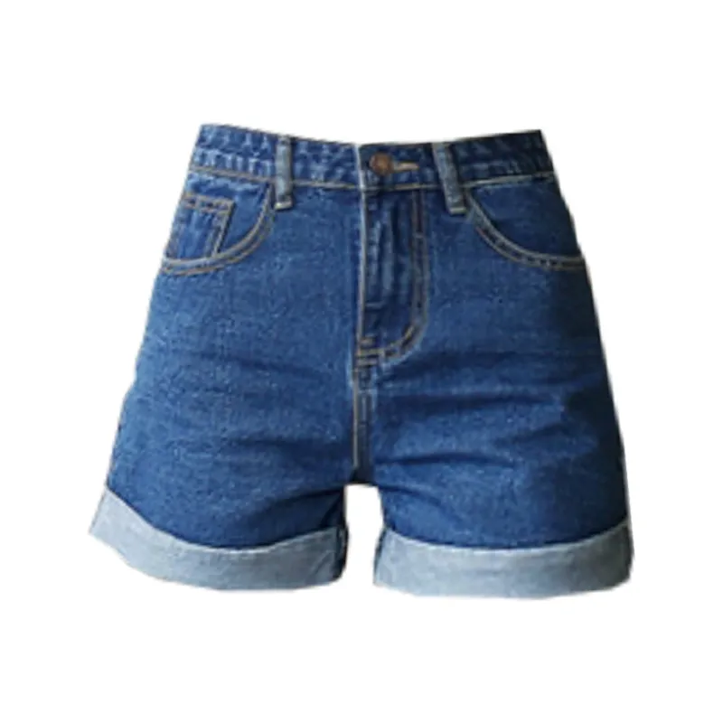 Concubine Zhu Denim Shorts Women's White-6