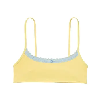 Victoria's Secret PINK BY FRANKIES BIKINIS ST. AUGUSTINE BIKINI TOP / MB Bikini Women's Yellow