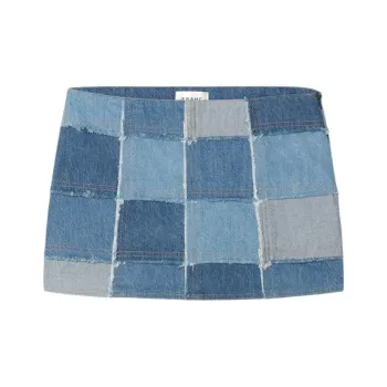 FRAME The 70's Patchwork Mini Skirt