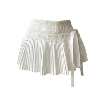 ETSE Casual Short Skirts Women's White