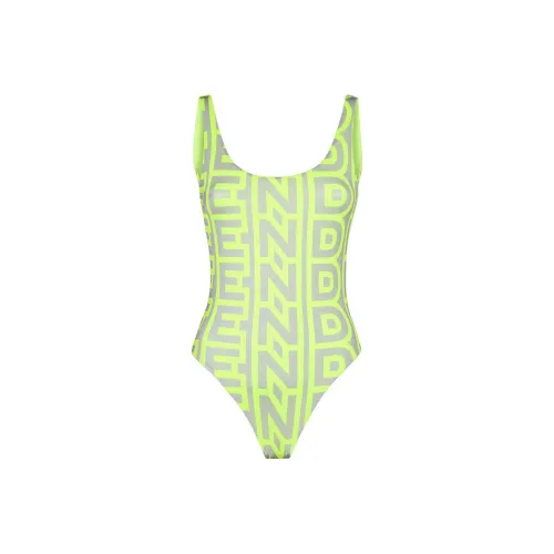 FENDI By Marc botas Reversible One Piece Swimsuit Yellow Lycra