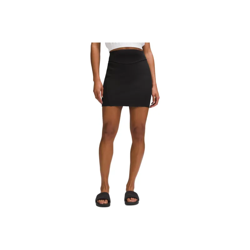 Lululemon Scuba Series Cotton Blend Fleece Casual Short Skirts Women's-3