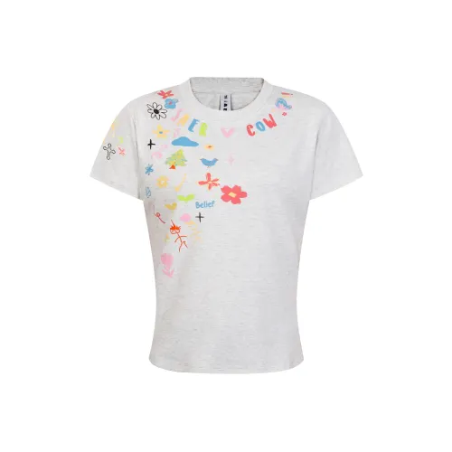 BEAR UNION Set in Sleeve T Shirt Women's