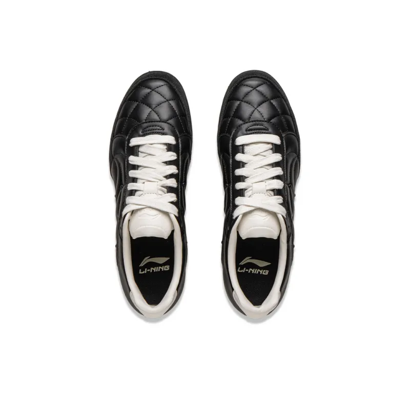 LiNing Shock Absorbers With Slip Resistant And Abrasion Resistant Properties Low Top Casual Shoes Unisex Black-4