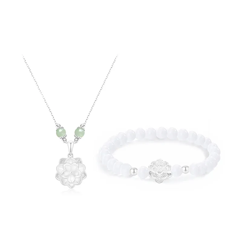 JOYDINNY Glass Cat Eye Bracelets Women's-4