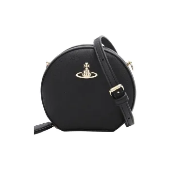 Vivienne Westwood Calfskin Shoulder Bag Women's Black