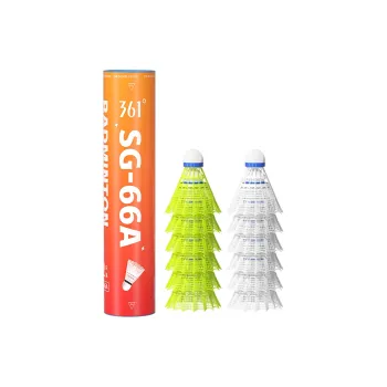 361° SG 66A Nylon Shuttlecock 12 Pack Nylon Shuttlecocks