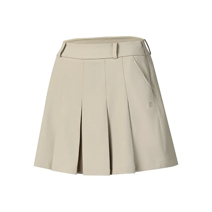 FILA Golf Series Casual Short Skirts Women's Tobacco Camel-0