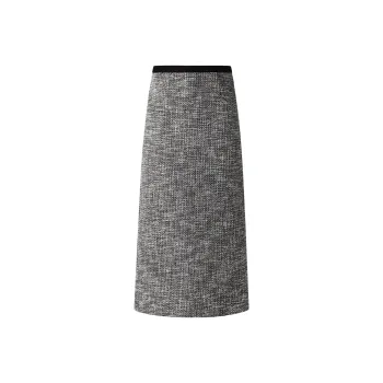 THE SEA LIFE Casual Long Skirt Women's Light Heather Gray