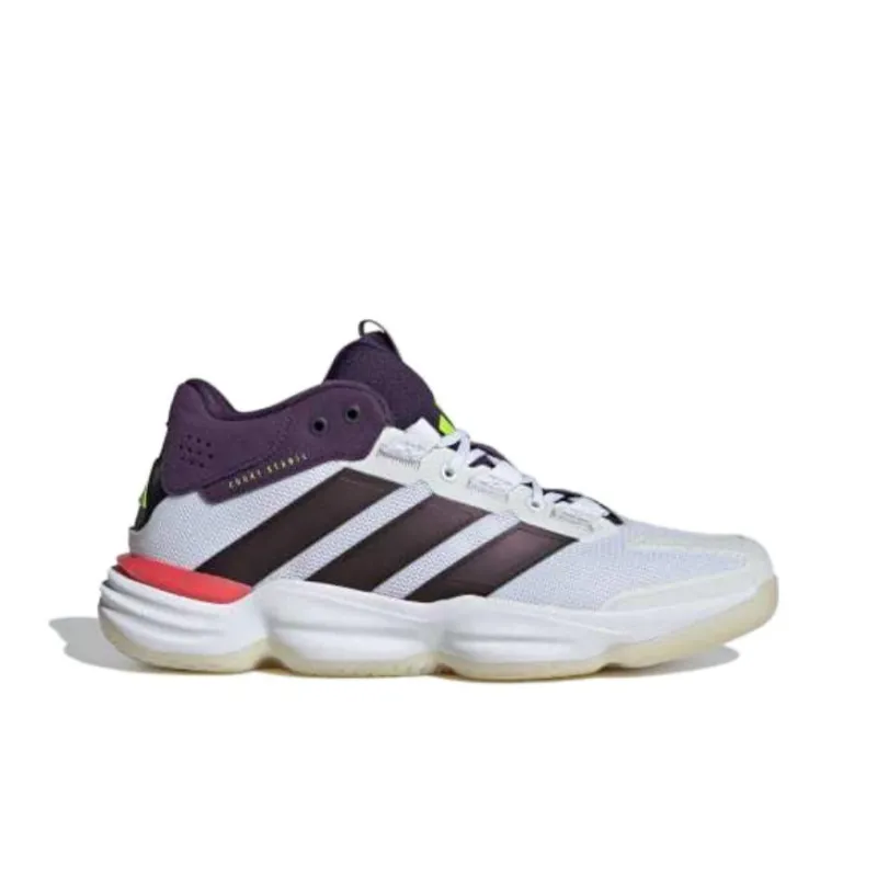 Adidas Court Stabil Indoor White Aurora Plum-1