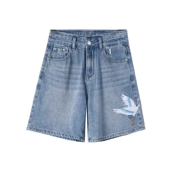 HIPPIEMISS Denim Shorts Women's Light Blue