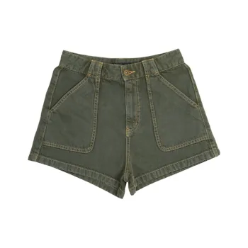 A21 Denim Shorts Women's Green