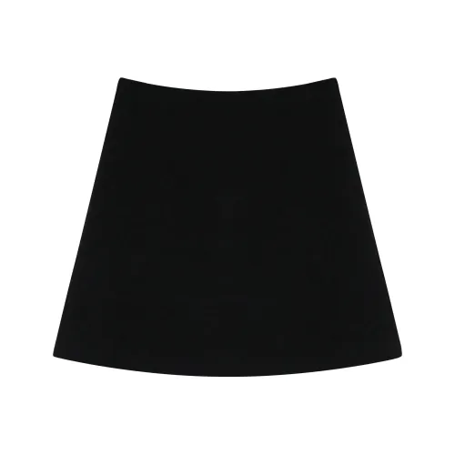 REAL EASY Casual Short Skirts Women's Black Gray Color