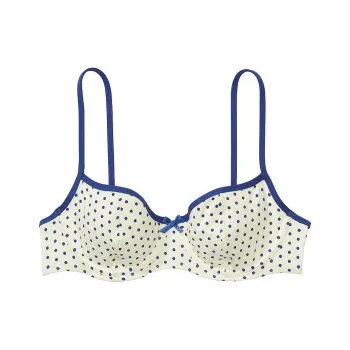 Victoria's Secret PINK BY FRANKIES BIKINIS BUTTERCUP BIKINI TOP /SD Bikini Women's White Blue