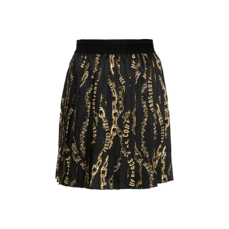 VERSACE JEANS COUTURE Casual Short Skirts Women's Black-0