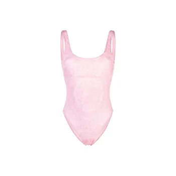 VERSACE Barocco Printed Scoop-Neck Swimsuit