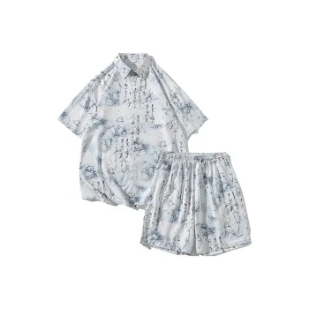 Fakeyoung Shirt Matching Set Unisex