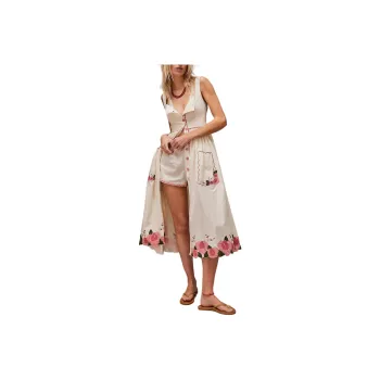 FREE PEOPLE Rosey Posey Set Skirt Set Women's Whisper White Combo/Silky White Combo