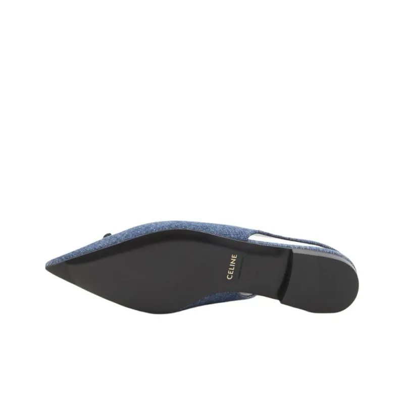 CELINE Casual Single Shoes Women's Blue-5