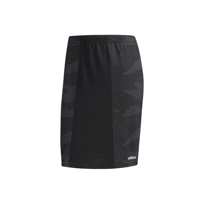 Adidas Casual Short Skirts Women's Black Gray-0