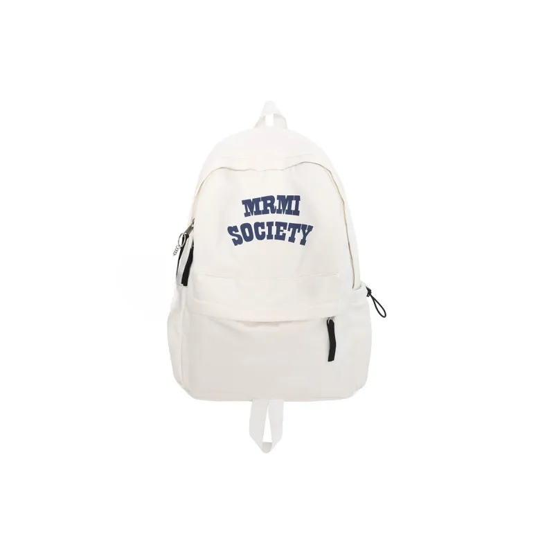 AIBAG Nylon Backpack Unisex Ecru/Black/Burgundy/Light Blue-0