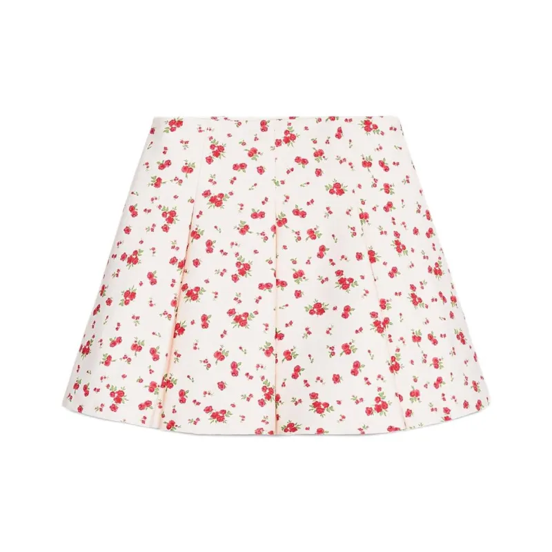 ZARA Trf Casual Short Skirts Women's Nude/Red-0