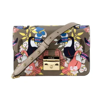 Furla Metropolis Collection Shoulder Bags Green