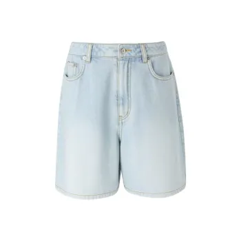 III VIVINIKO Denim Shorts Women's Light Blue