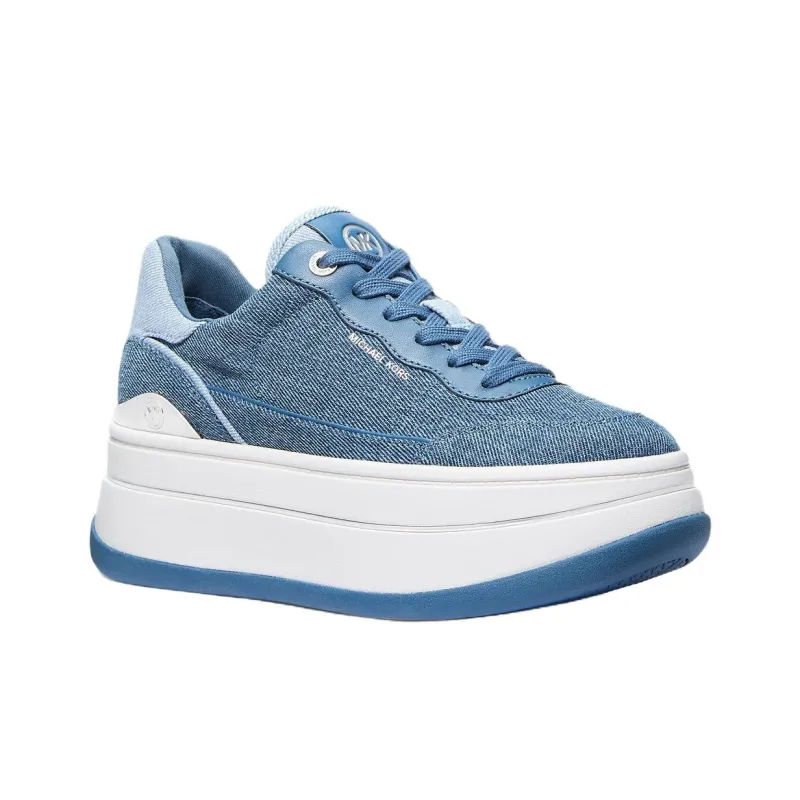 MICHAEL KORS Hayes Low Top Skateboard Shoes Women's Blue-2